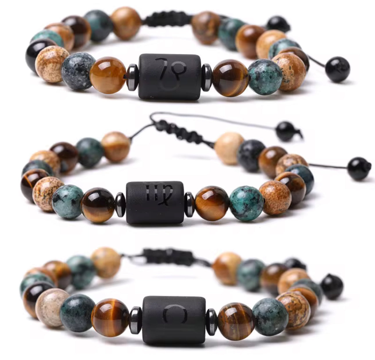 Jasper Adjustable Bracelets