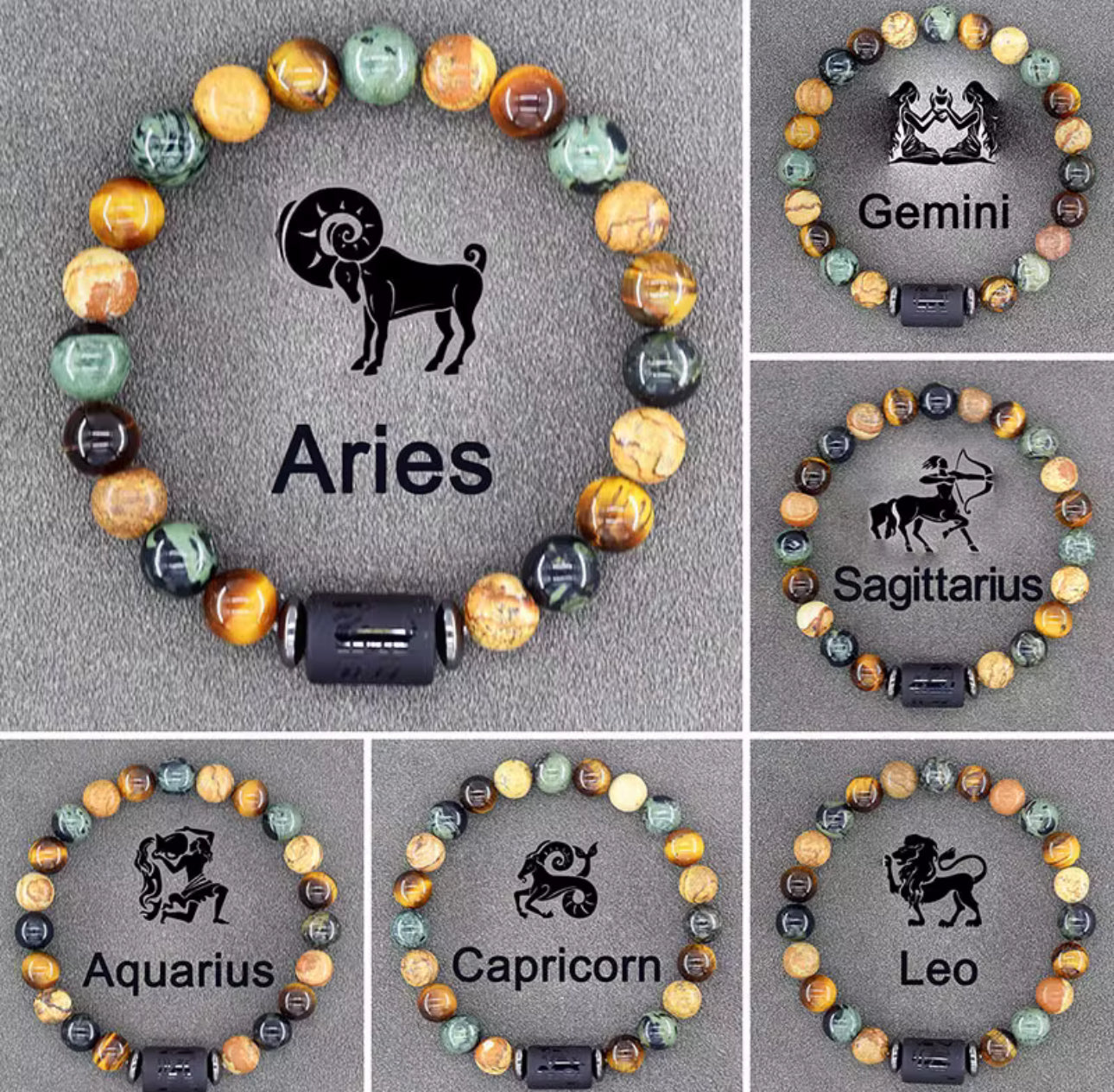 Zodiac Stone Bracelets