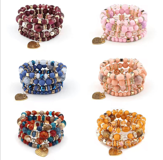 Multi-Layered Charm Bracelet